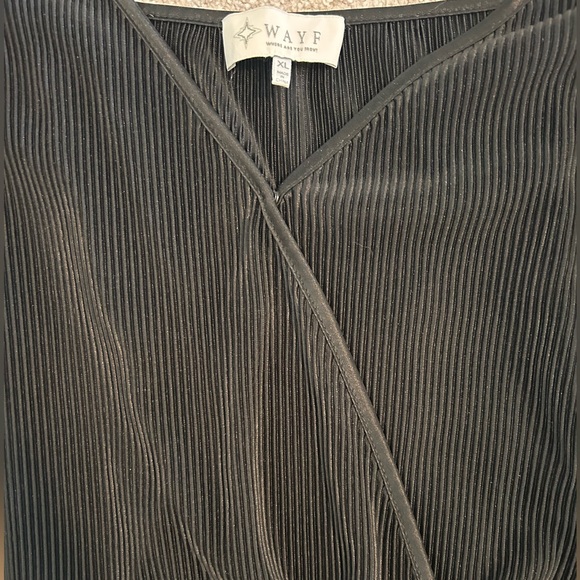 WAYF Surplice Ribbed Cami Bodysuit - Picture 5 of 5